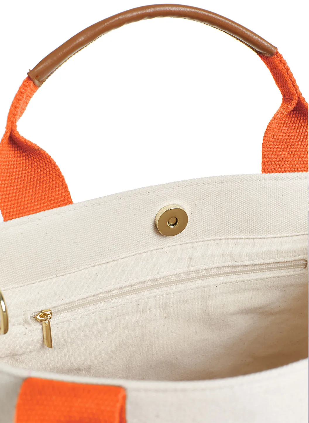 Rhodes Beige Orange Tote