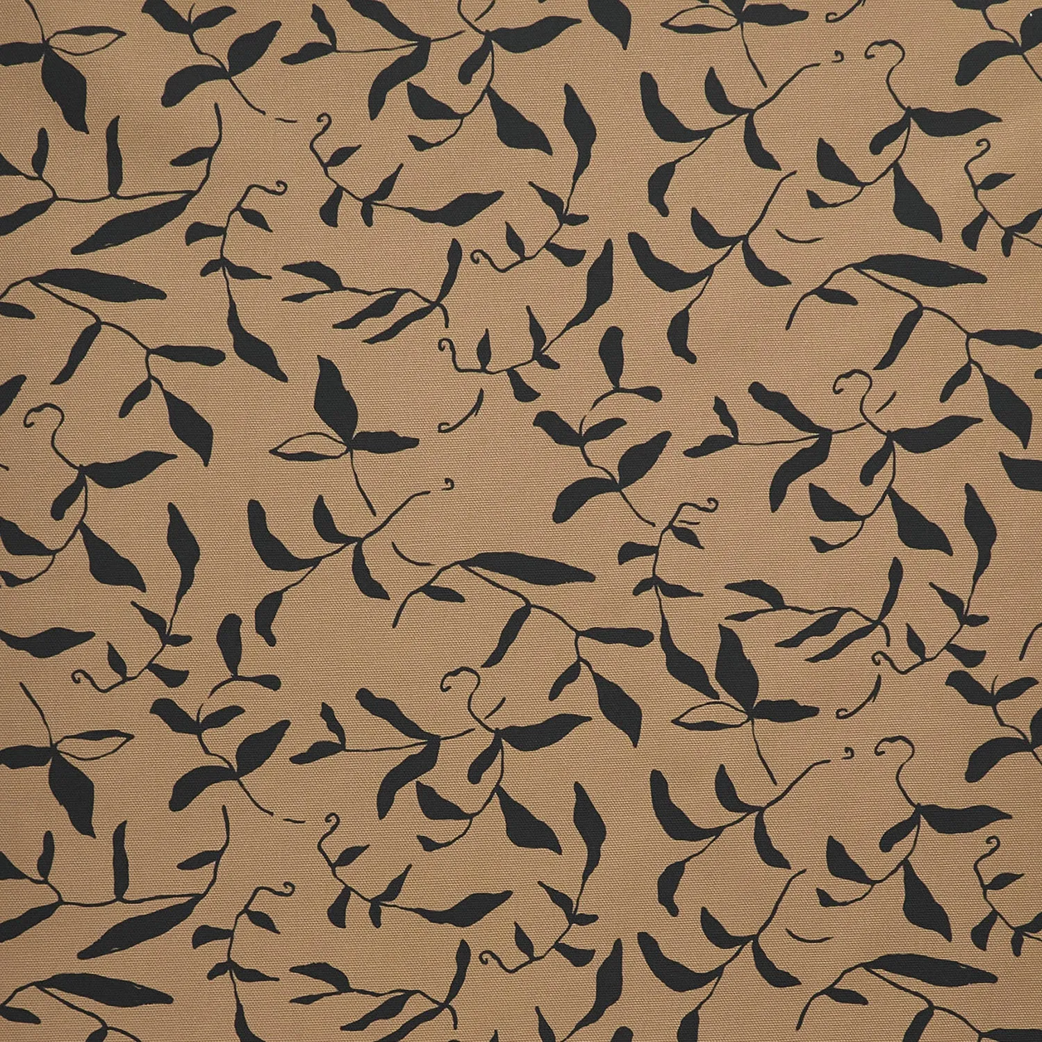 Riverbend Big Sur Canvas - Flower Sepia Yardage