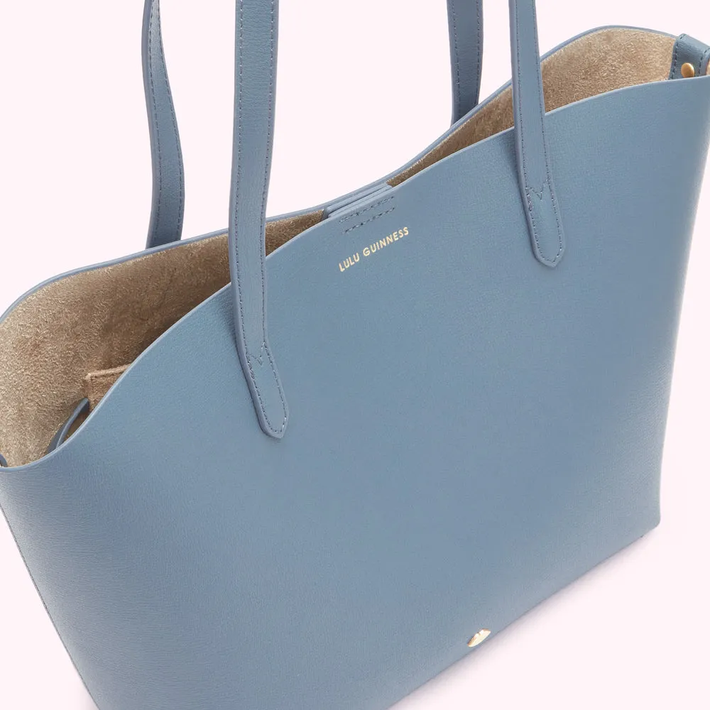 SEAL LEATHER SMALL IVY TOTE BAG