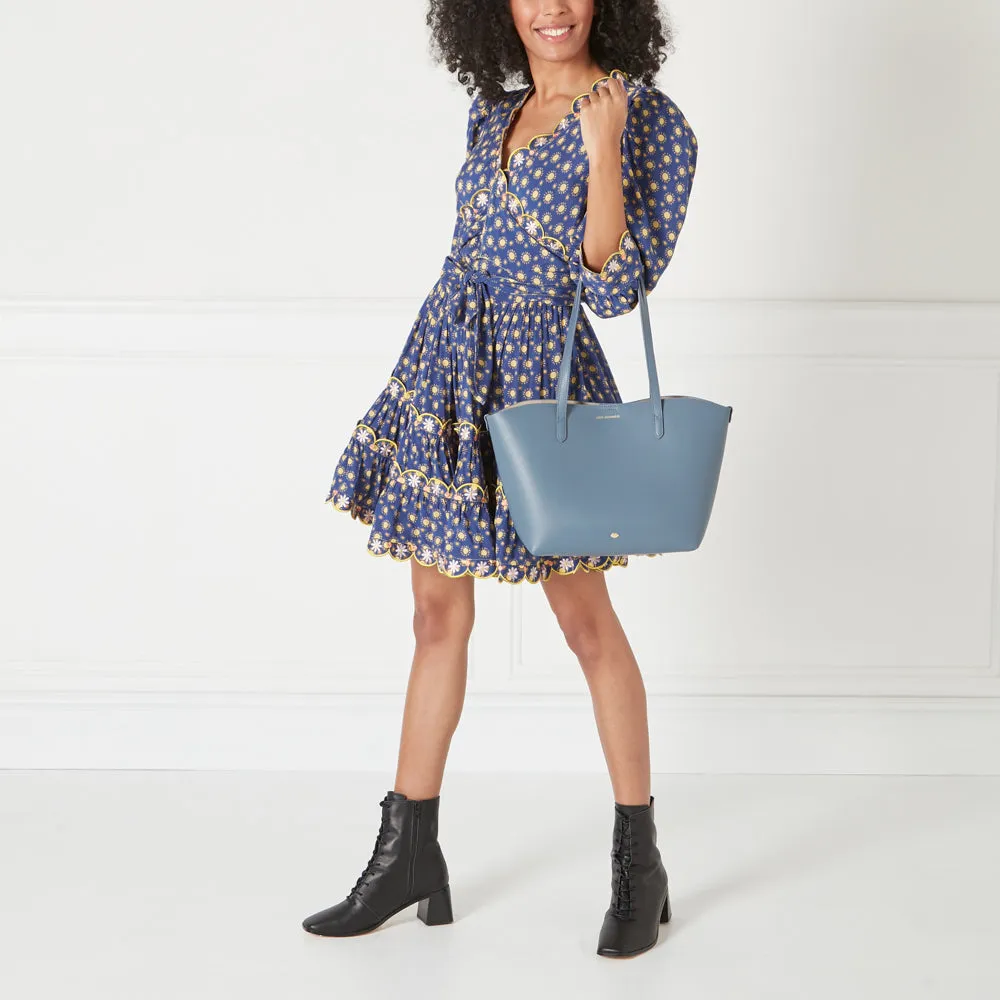 SEAL LEATHER SMALL IVY TOTE BAG