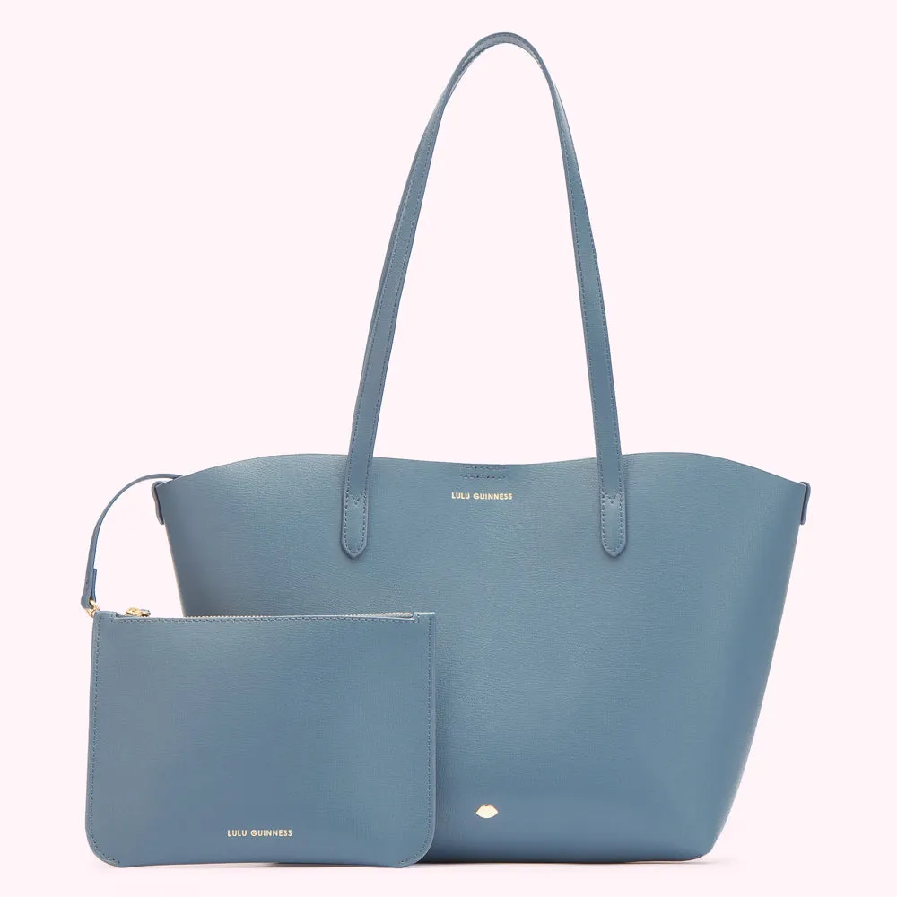 SEAL LEATHER SMALL IVY TOTE BAG