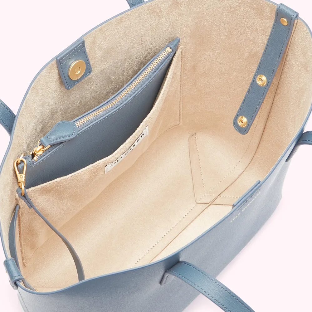 SEAL LEATHER SMALL IVY TOTE BAG