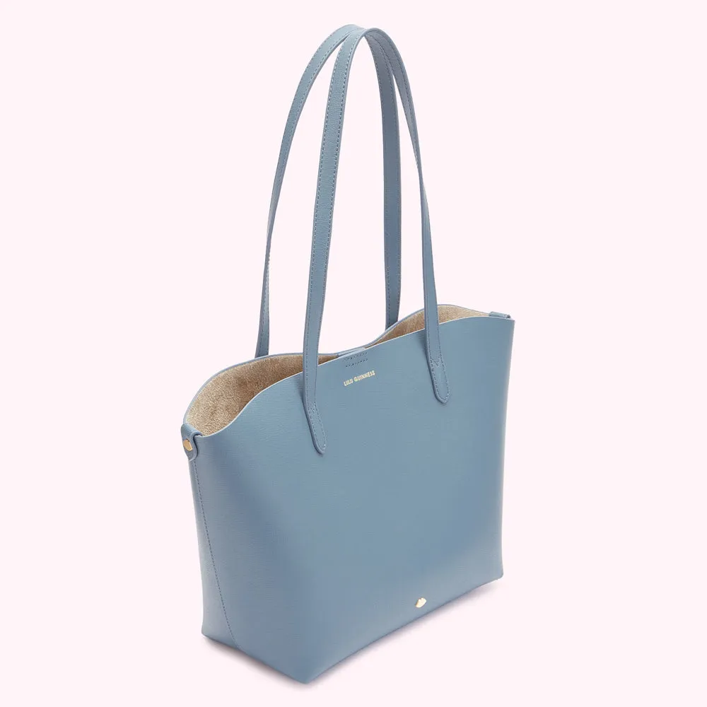 SEAL LEATHER SMALL IVY TOTE BAG