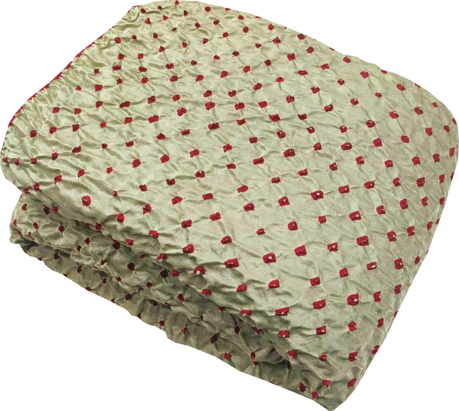 Soft and Elegant Bandhani Gajji Silk Fabric ( 6 Mtr )