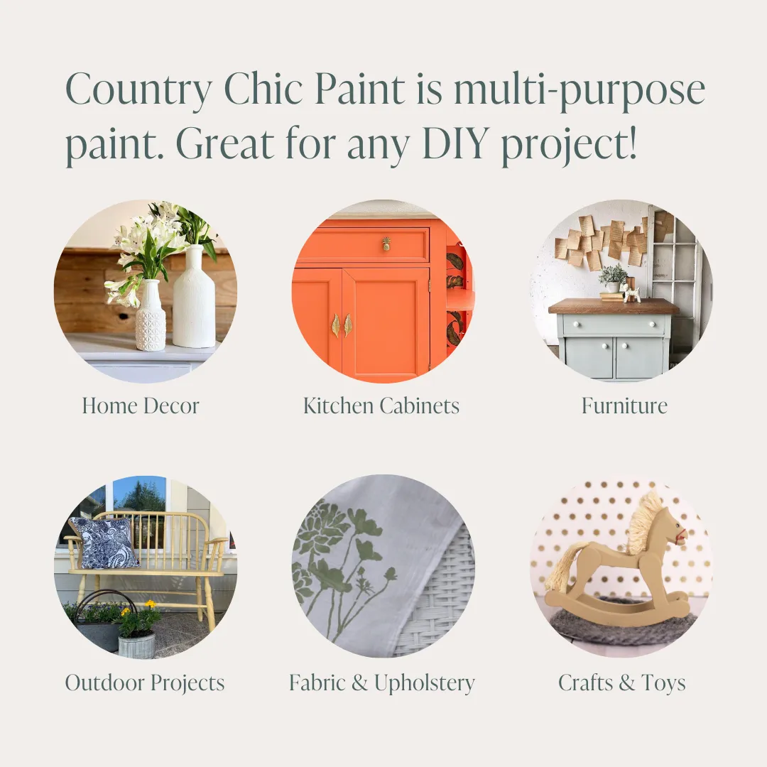 Soiree - Chalk Style Paint for Furniture, Home Decor, DIY, Cabinets, Crafts - Eco-Friendly All-In-One Paint