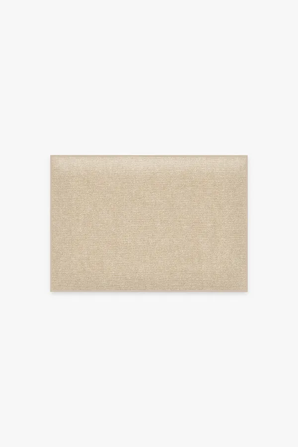 Solid Beige Bath Mat