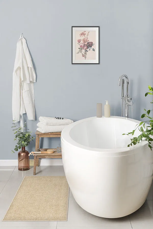 Solid Beige Bath Mat