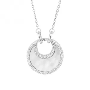 Sterling Silver Platinum Necklace N4571W