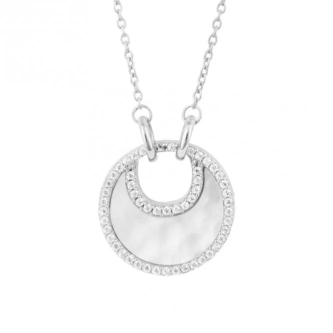 Sterling Silver Platinum Necklace N4571W