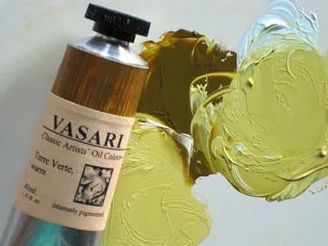 Terre Verte, warm artists oil color