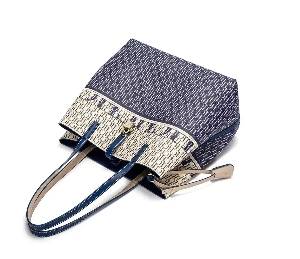 Unique Printing Design Women's Large Capacity Shoulder Bag Fashion Retro Style Exquisite Floral Women's Handbag