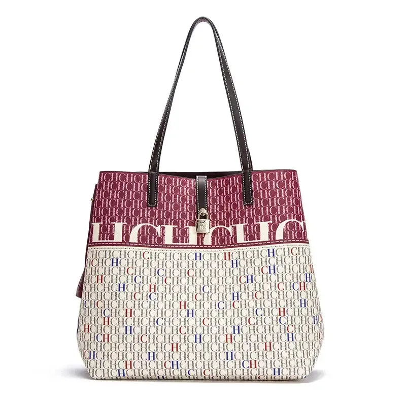 Unique Printing Design Women's Large Capacity Shoulder Bag Fashion Retro Style Exquisite Floral Women's Handbag