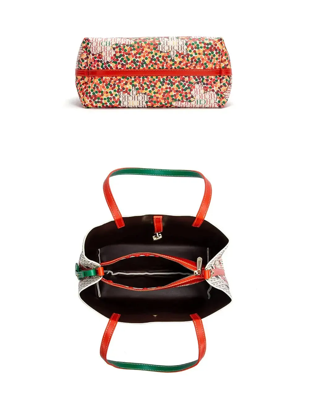 Unique Printing Design Women's Large Capacity Shoulder Bag Fashion Retro Style Exquisite Floral Women's Handbag