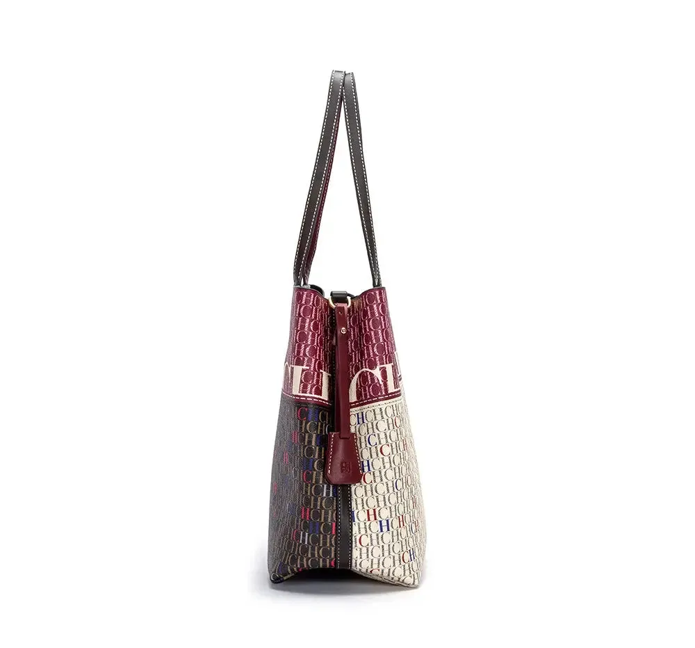 Unique Printing Design Women's Large Capacity Shoulder Bag Fashion Retro Style Exquisite Floral Women's Handbag