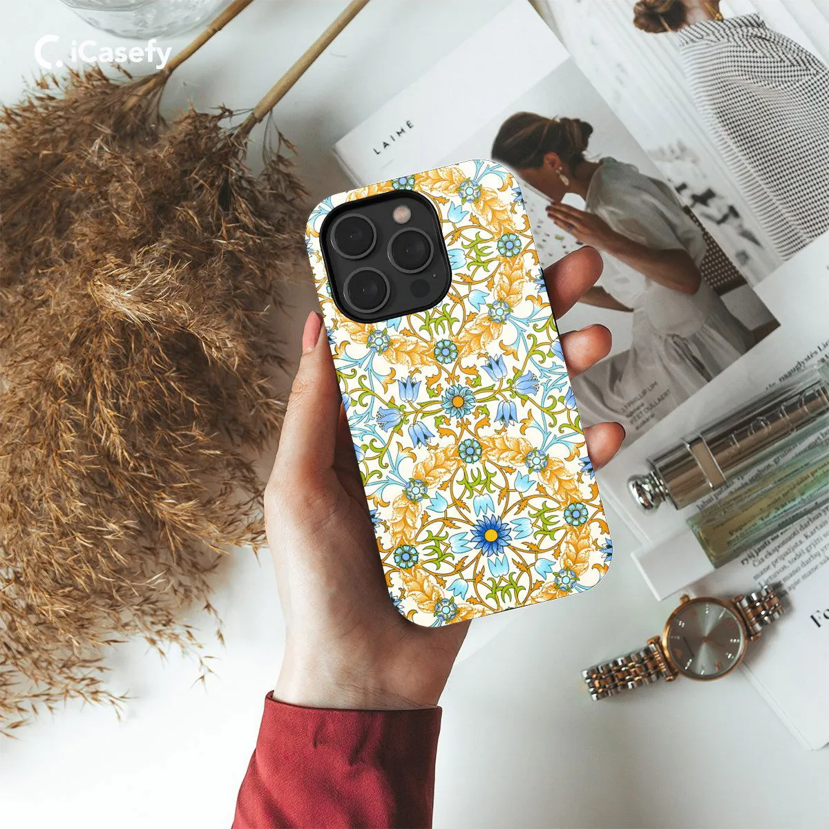 Vine Pattern William Phone Case iPhone Samsung Pixel & More
