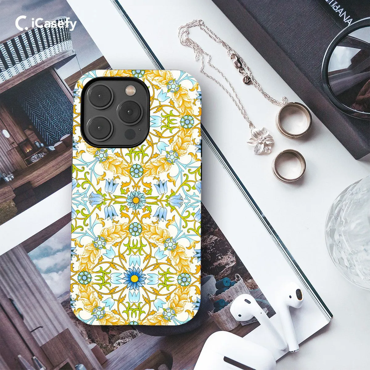 Vine Pattern William Phone Case iPhone Samsung Pixel & More