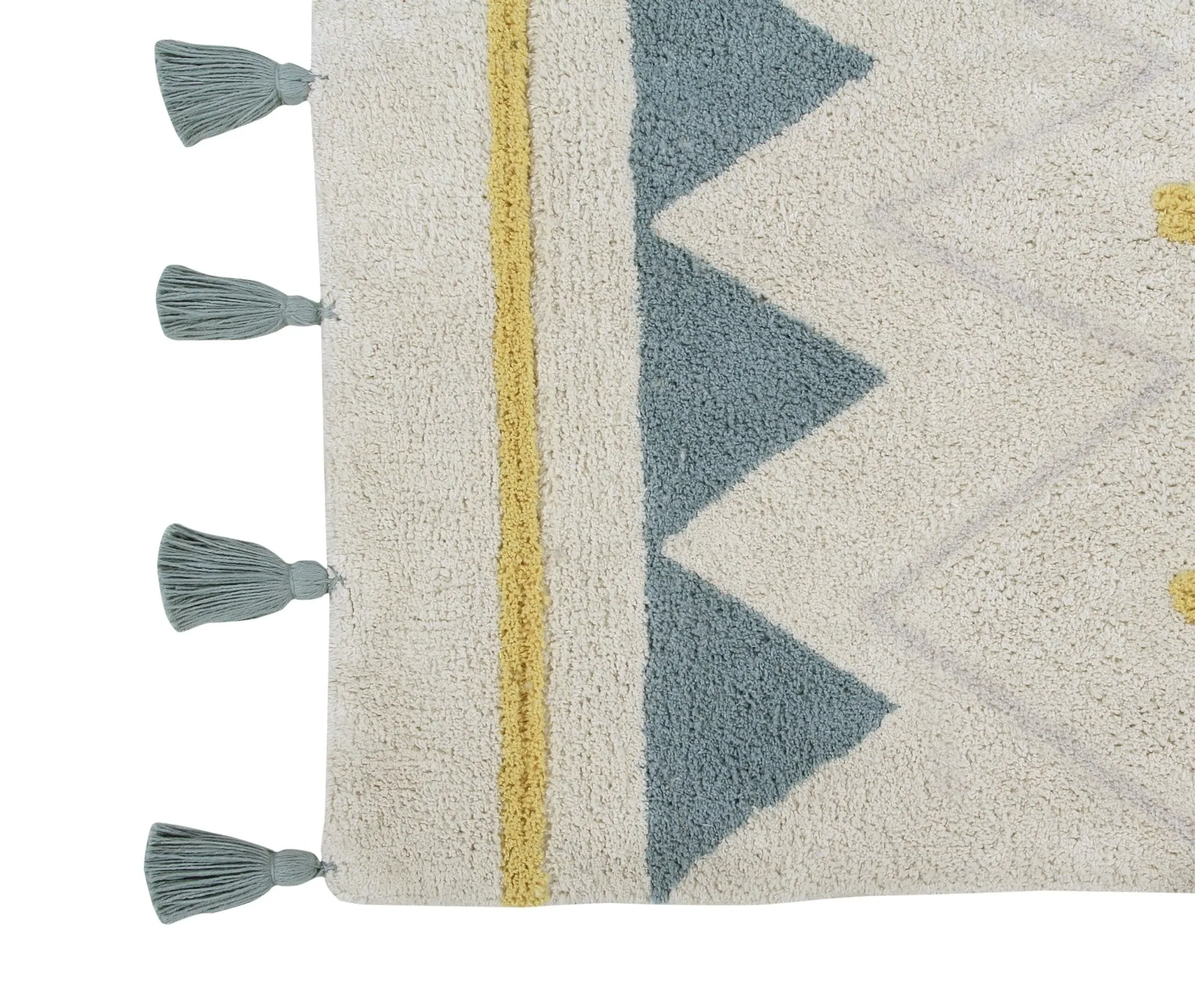 Washable Rug - Azteca - Vintage Blue - L