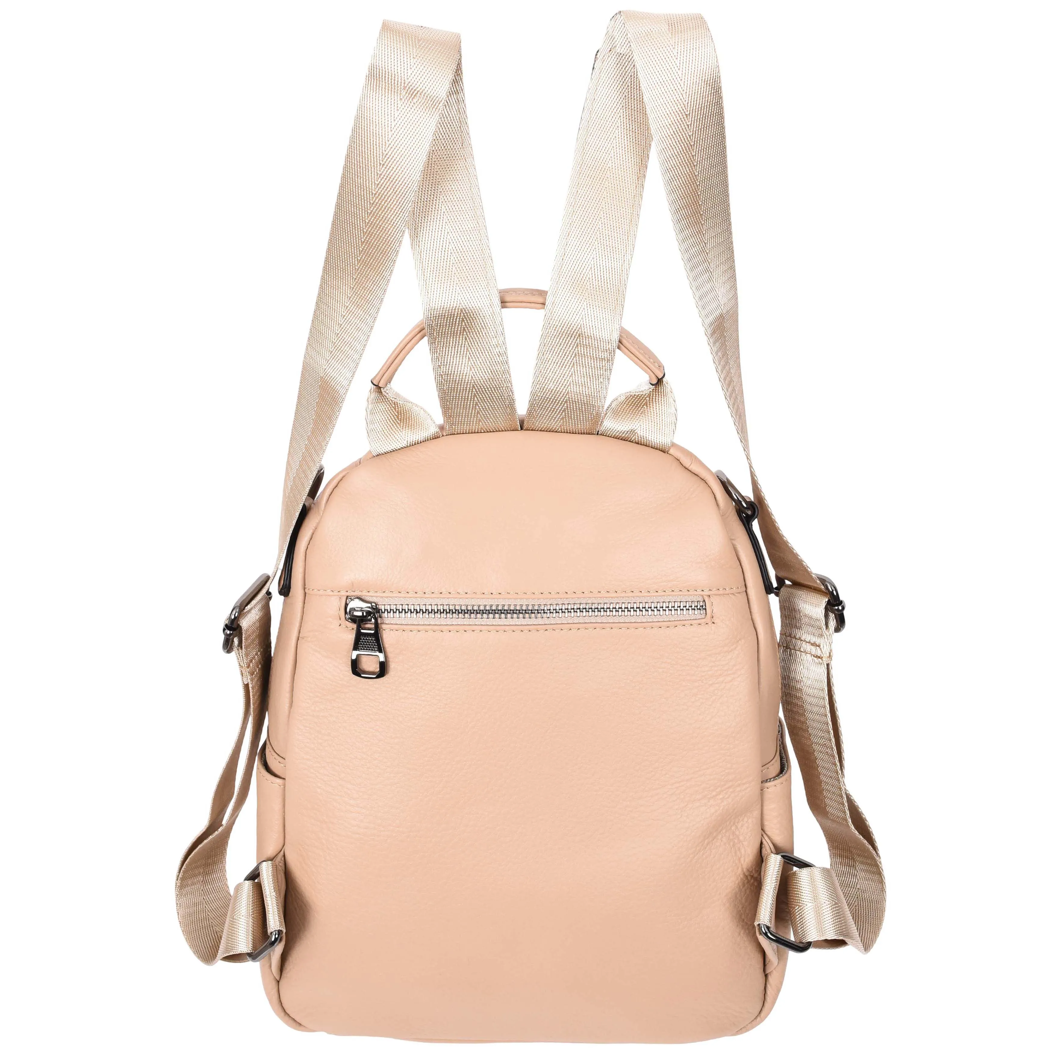 Womens Real Leather Casual Backpack Victoria Rose