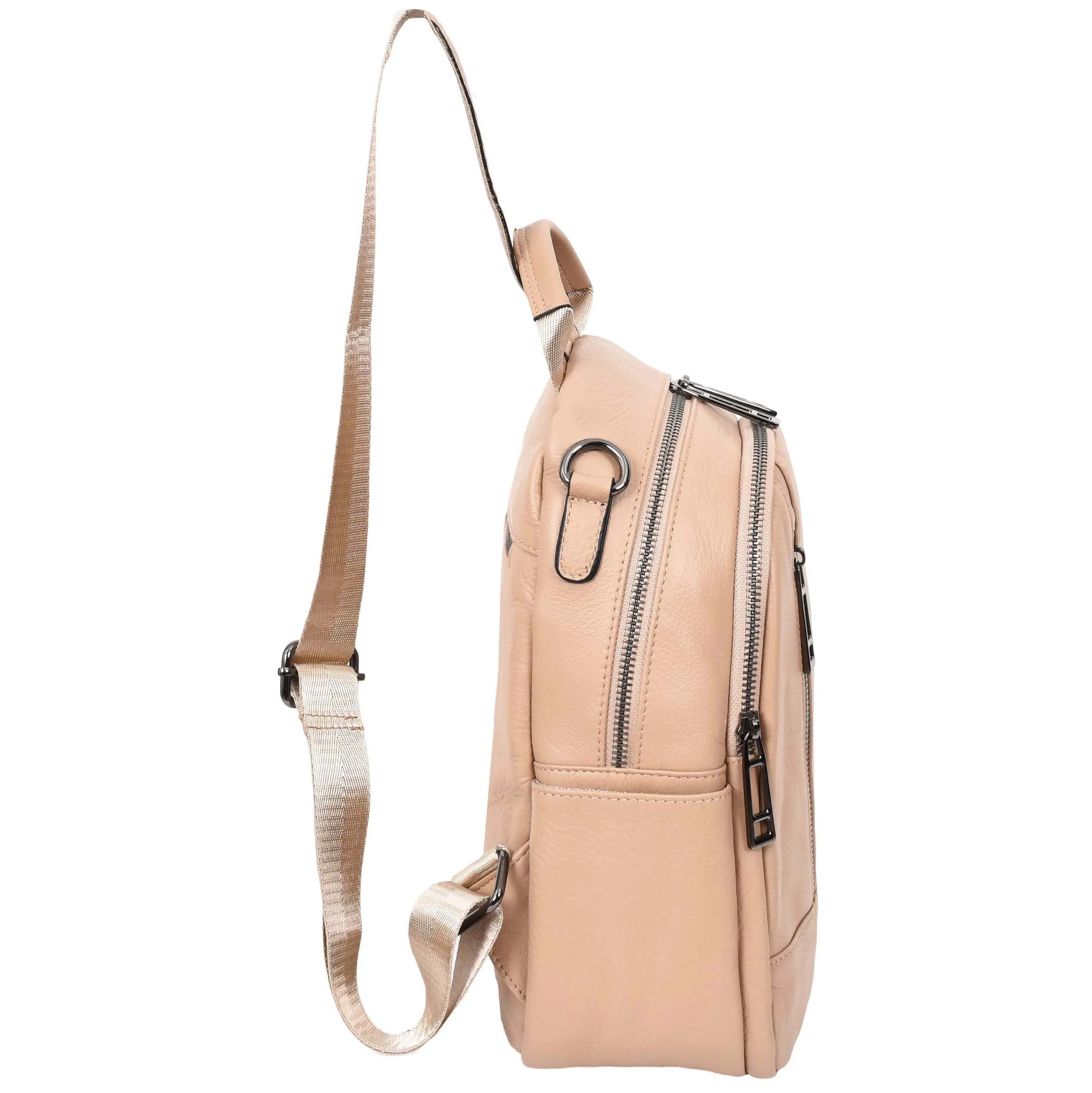 Womens Real Leather Casual Backpack Victoria Rose