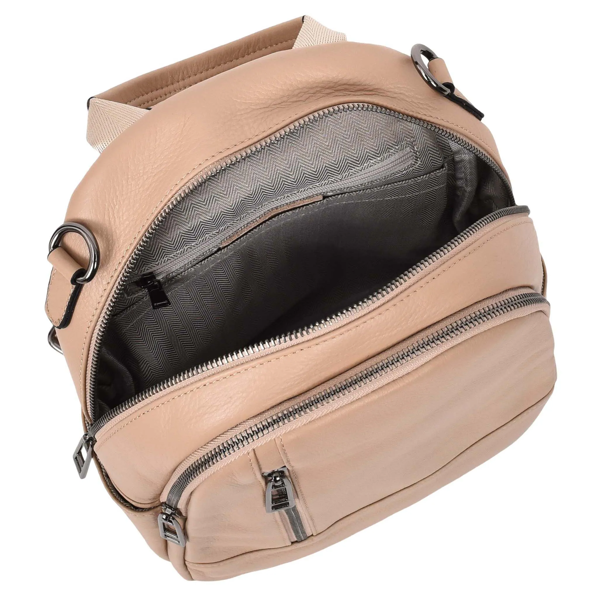 Womens Real Leather Casual Backpack Victoria Rose