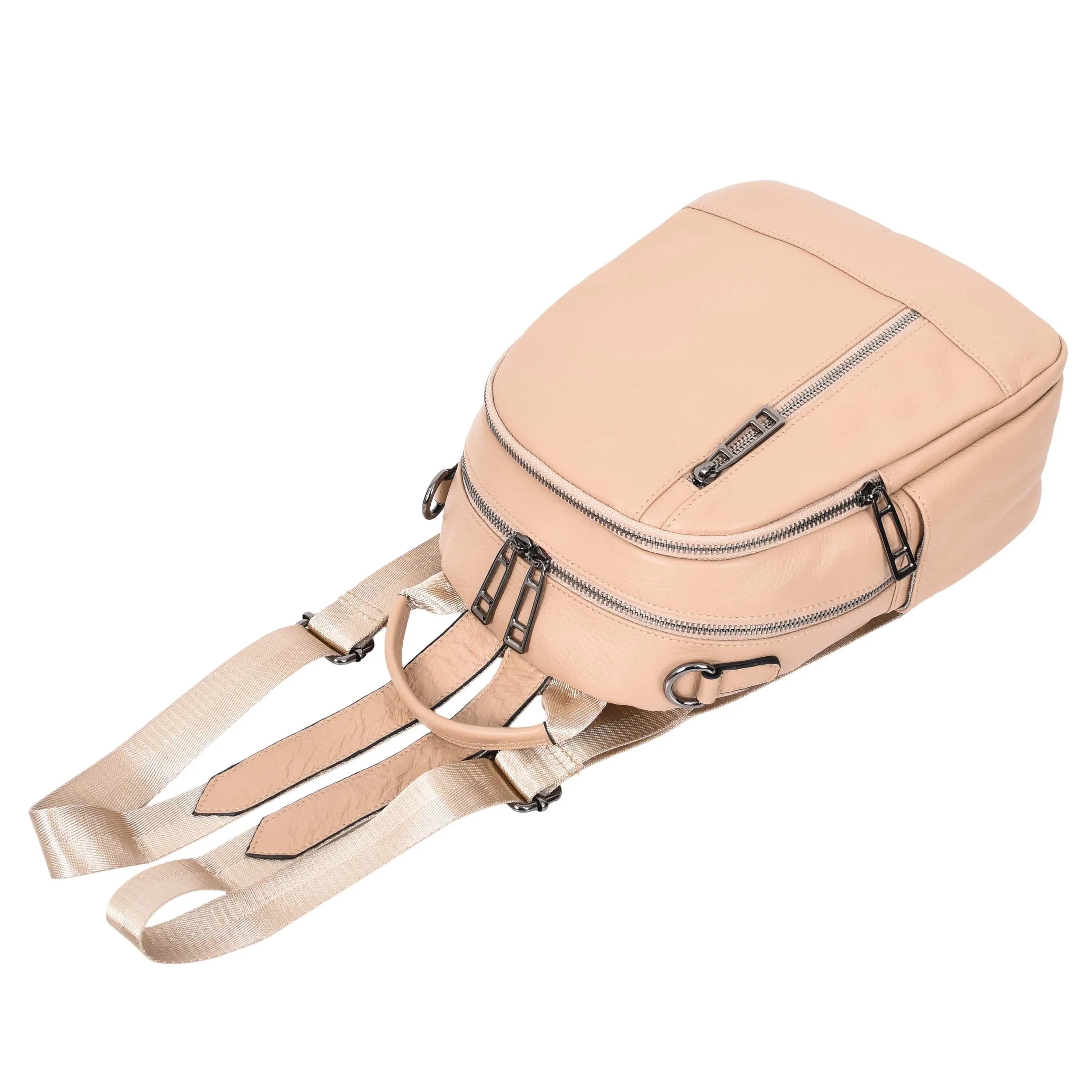 Womens Real Leather Casual Backpack Victoria Rose