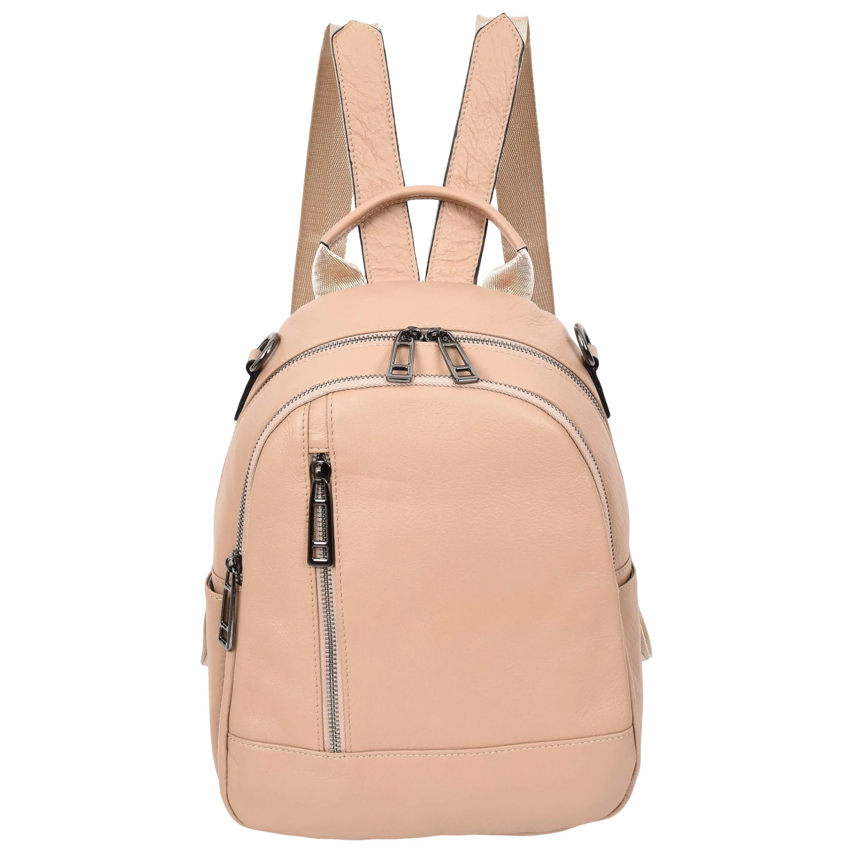 Womens Real Leather Casual Backpack Victoria Rose