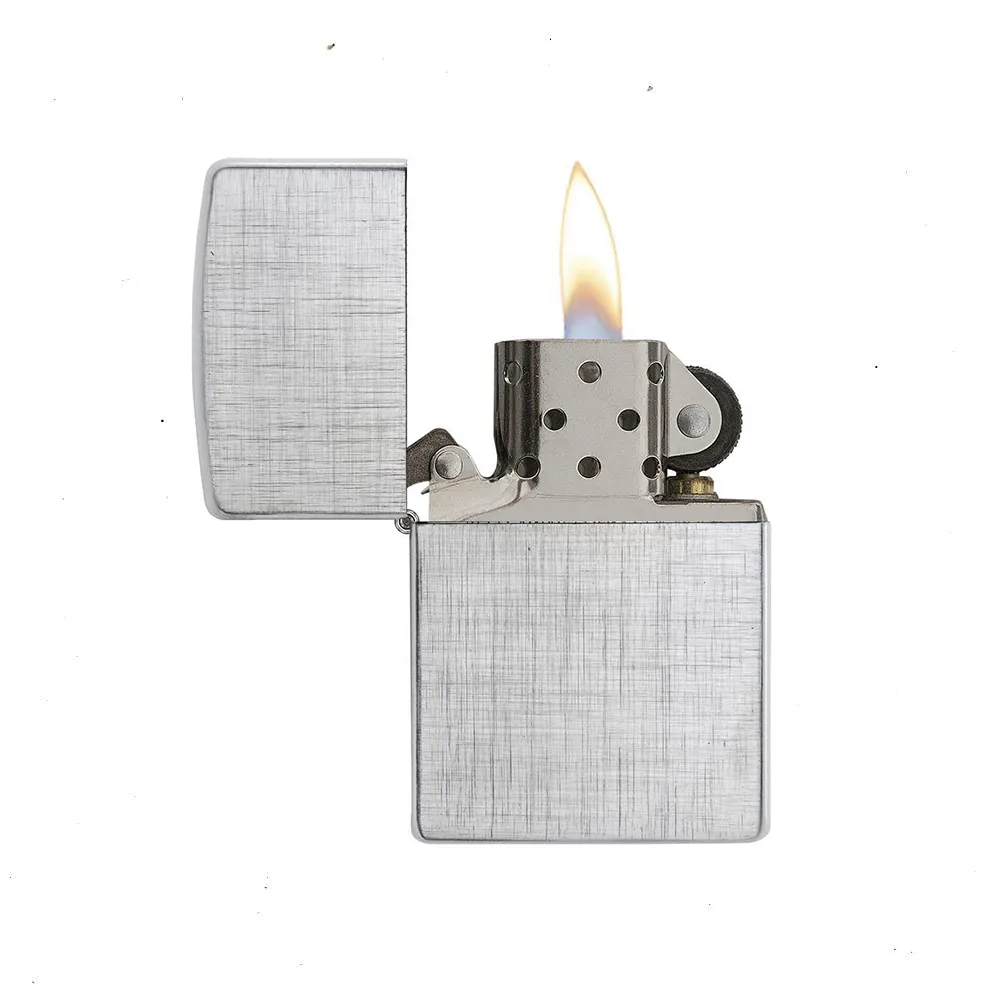 Zippo Linen Weave Refillable Windproof Lighter - 28181